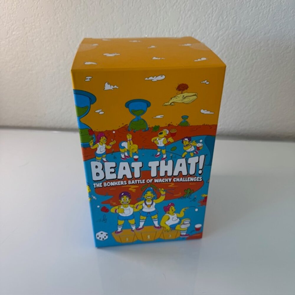 Beat That! The Bonkers Battle of Wacky Challenges Party Game Ages 9+ Blue Orange